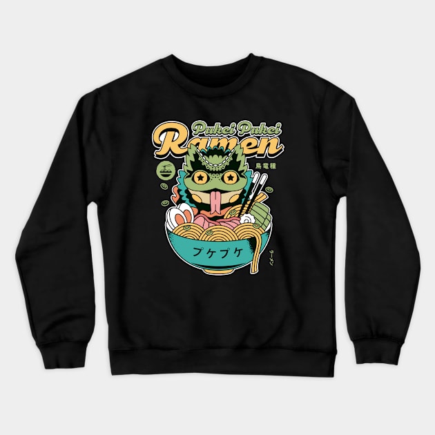 Pukei Pukei Ramen Crewneck Sweatshirt by Lagelantee